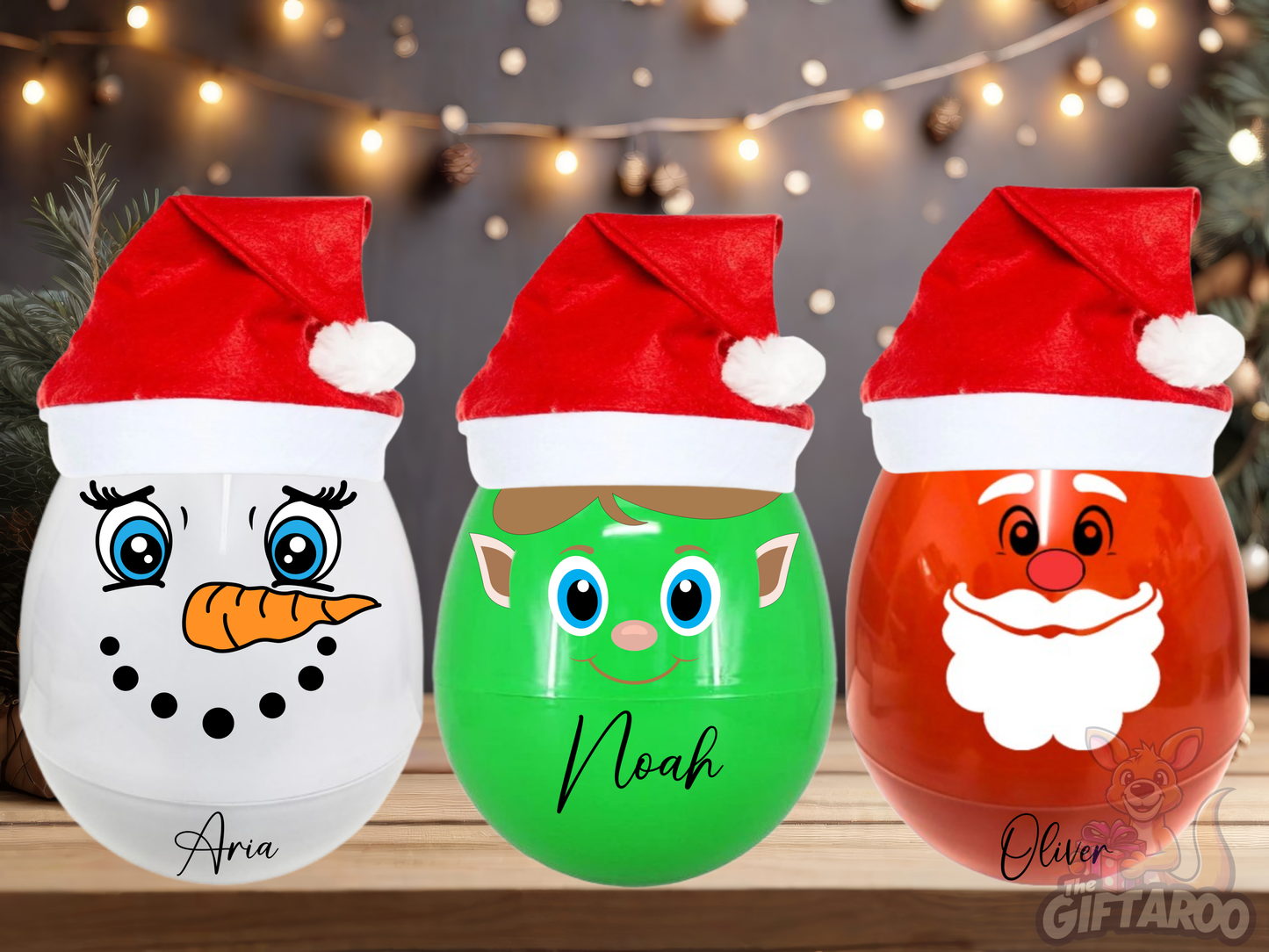 Elf Giant Fillable Personalised Egg | Christmas | Gift Box | Christmas Eve