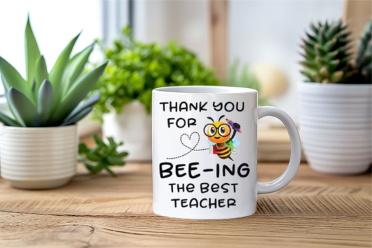 Bee-ing Amazing Best Teacher 11oz Mug