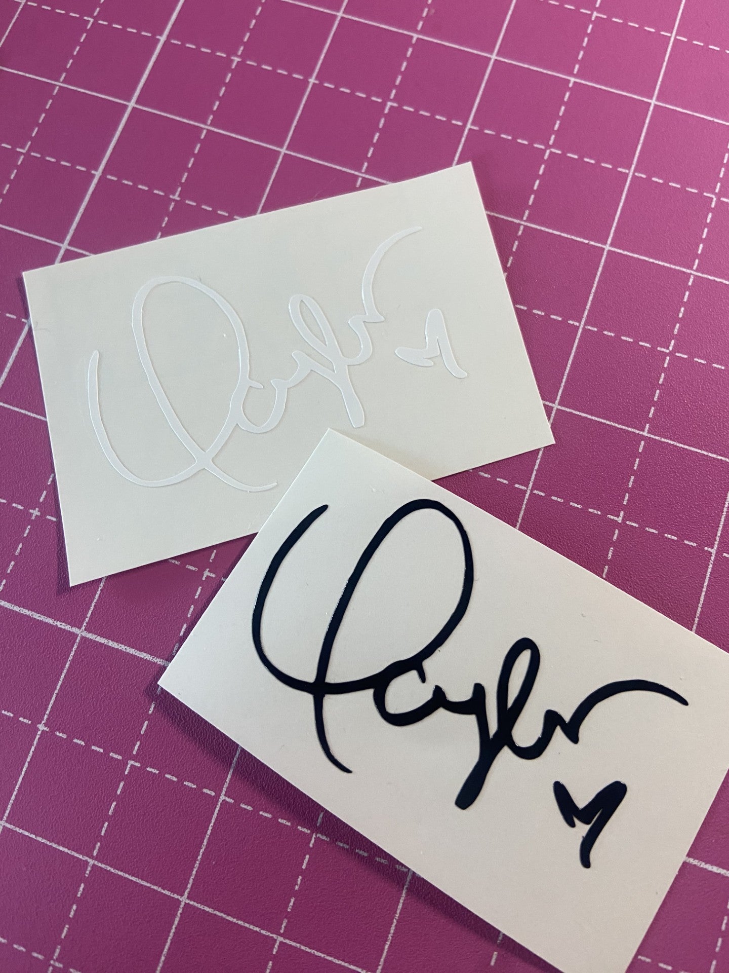 Taylor Swift Signature Vinyl Decal Sticker in Black