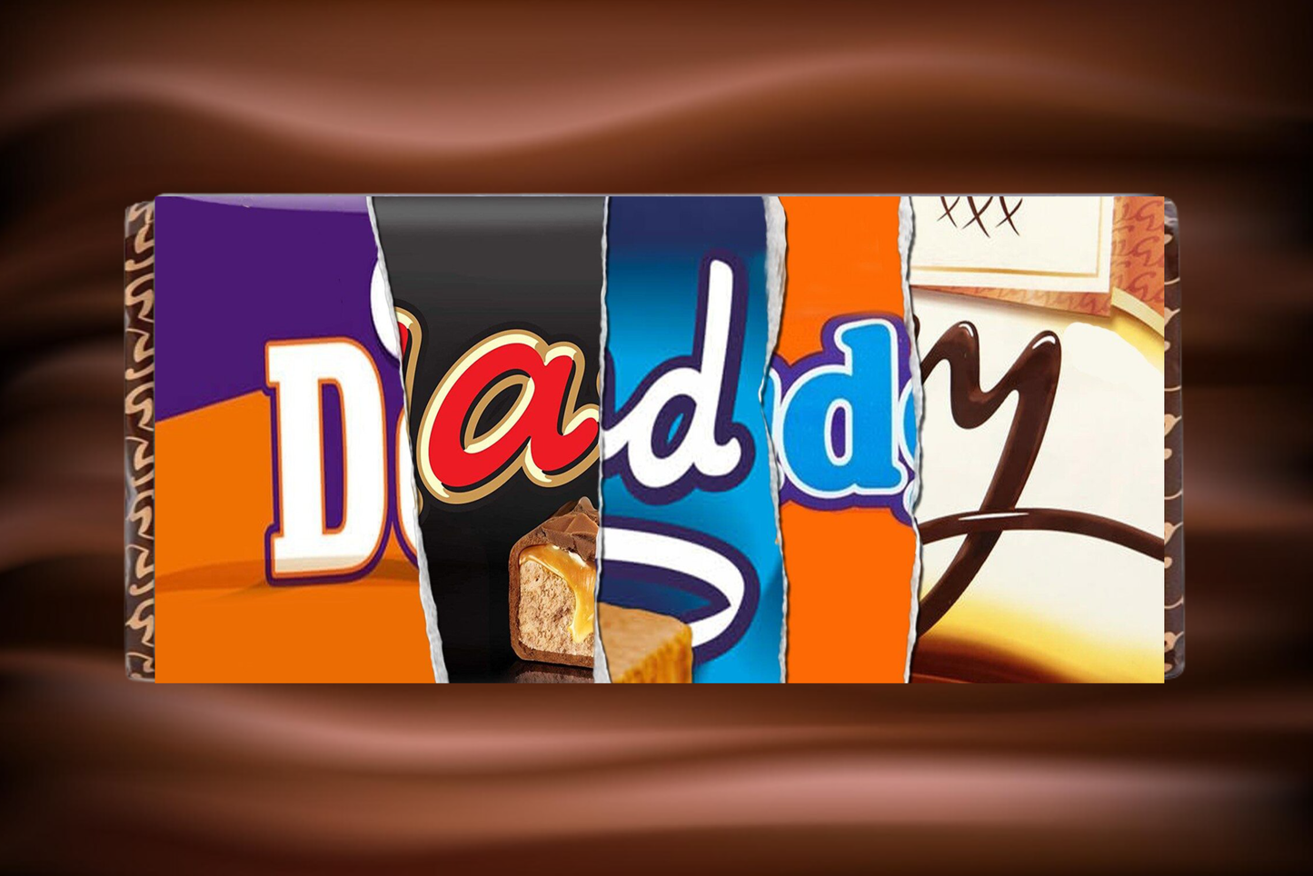 Daddy Chocolate Bar Wrapper Only