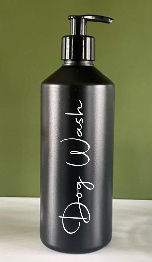 **ON SALE** Black Pump Bottles 500ml