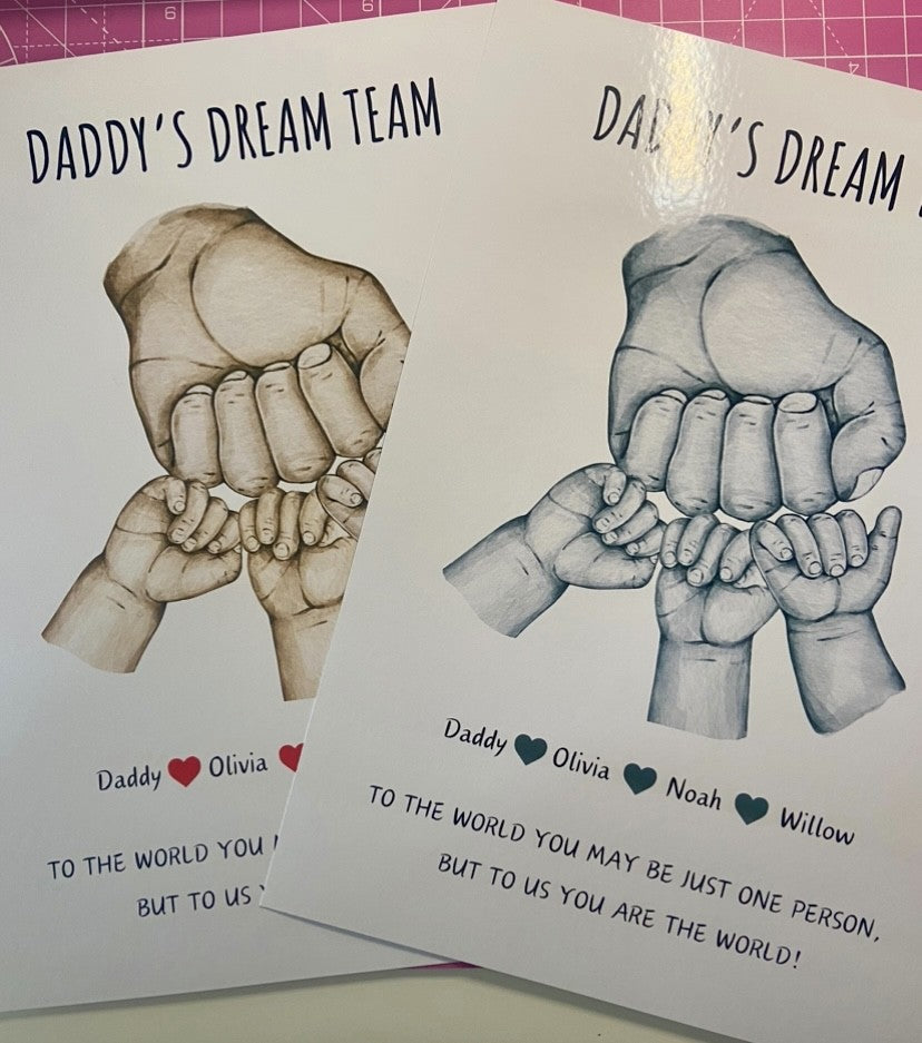 A4 Father Day - Fist Bump Print #PayWhayYouCan