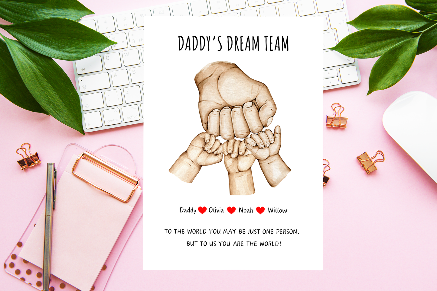 A4 Father Day - Fist Bump Print #PayWhayYouCan