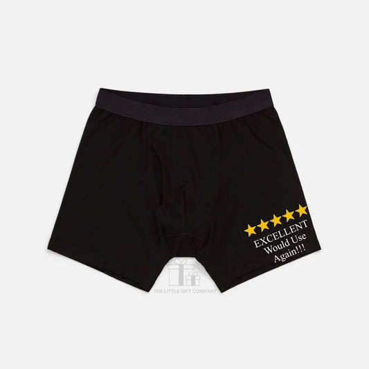 Valentines 5 Star Review Boxers