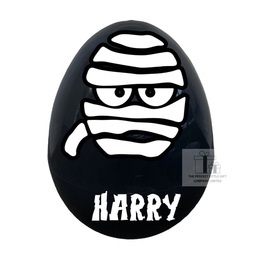 Personalised Mummy Halloween Fillable Egg | Cute Mummy | Huge Plastic Empty Egg | Halloween Present | Different Designs Available